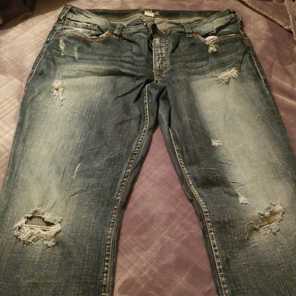 Silver Brand Ripped Jeans